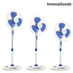 InnovaGoods Állványos ventilátor, 50 W, kék és fehér