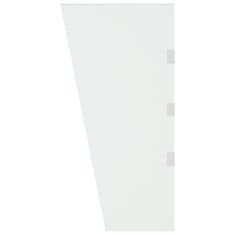 Greatstore átlátszó edzett üveg ajtóelőtető 50 x 100 cm