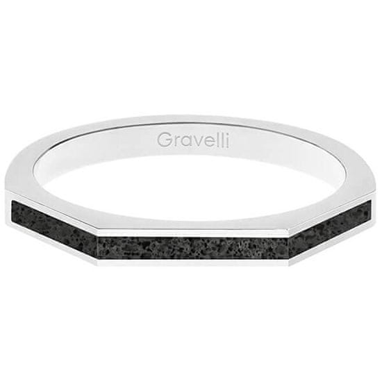 Gravelli Acél gyűrű betonnal Három oldalú acél / antracit GJRWSSA123