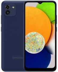 SAMSUNG Galaxy A03 kártyafüggetlen mobiltelefon SM-A035G Dual SIM 64GB, 4GB, kék (SM-A035GZBGEUE)