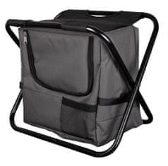 Linder Exclusiv Összecsukható szék termotáskával Fekete/antracit