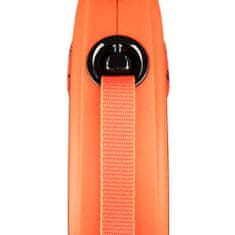 Flexi Xtreme S szalag 5m, narancssárga 20kg-ig integrált gumiszalaggal (Soft-Stop)