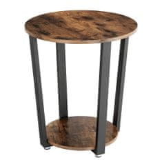 Artenat Összecsukható asztal Stella, 57 cm, barna / fekete