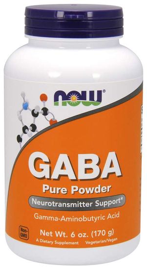 NOW Foods GABA (gamma-aminovajsav) tiszta por, 170 g
