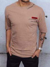 Dstreet férfi alap póló Dyana könnyű barna XL