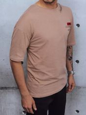 Dstreet férfi alap póló Dyana könnyű barna XL