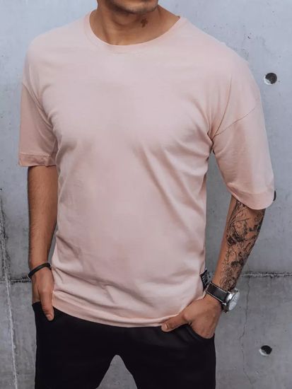 Dstreet férfi alap póló Admon rózsaszín