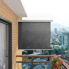 shumee multifunkciós szürke oldalsó napellenző erkélyre 150 x 200 cm