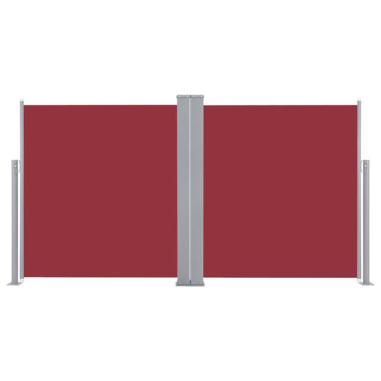 Greatstore piros behúzható oldalsó napellenző 170 x 600 cm