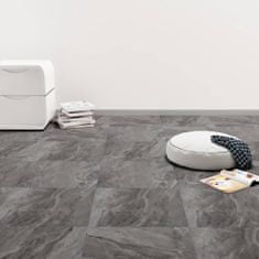 shumee fekete öntapadó PVC padló burkolólap mintával 5,11 m²