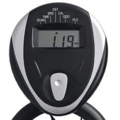 Vidaxl fekete-piros edző/szobabicikli pulzusmérővel 91190
