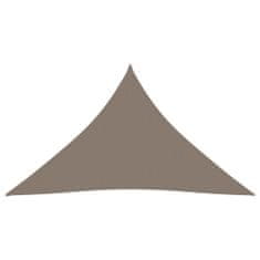 Greatstore tópszínű háromszögű oxford-szövet napvitorla 5 x 5 x 5 m