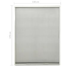 Greatstore fehér lehúzható ablakszúnyogháló 130 x 170 cm