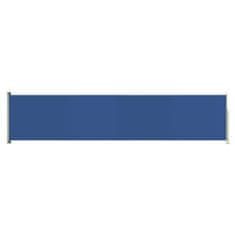 Vidaxl kék kihúzható oldalsó terasznapellenző 140 x 600 cm 317954