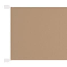 Greatstore tópszínű oxford-szövet függőleges napellenző 60 x 1000 cm