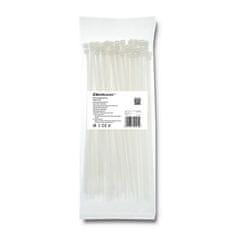 Qoltec Kábelkötegelők -Trytki | 4.8*250mm | Nylon UV | Fehér