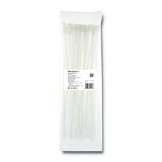 Qoltec Kábelkötegelők -Trytki | 7.2*350mm | Nylon UV | Fehér