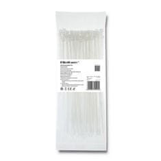 Qoltec Kábelkötegelők -Trytki | 3.6*200mm | Nylon UV | Fehér
