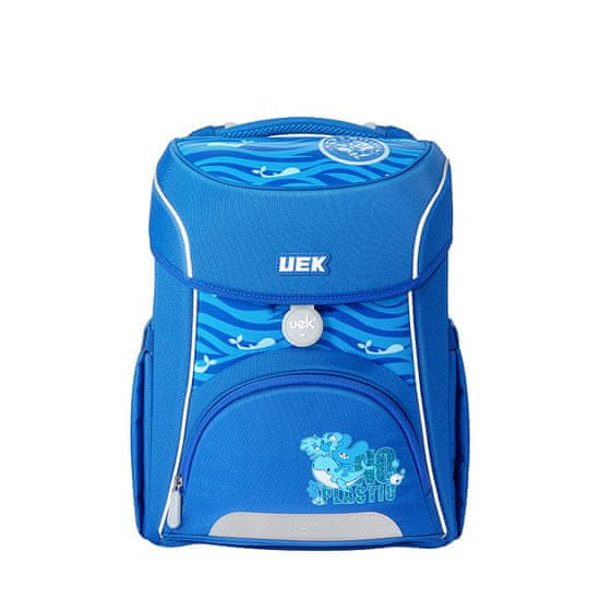 Klarion Praktikus ergonomikus kék iskolatáska Big Eko No Plastic