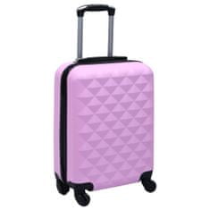 Greatstore rózsaszín ABS keményfalú gurulós bőrönd