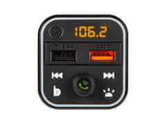 Blow LED RGB autós FM adó MP3 bluetooth 5.0 2x USB 3.0 12-24V
