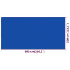 Greatstore kék HDPE sátorszőnyeg 300 x 600 cm