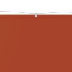Vidaxl terrakotta oxford-szövet függőleges napellenző 250x420 cm 148383