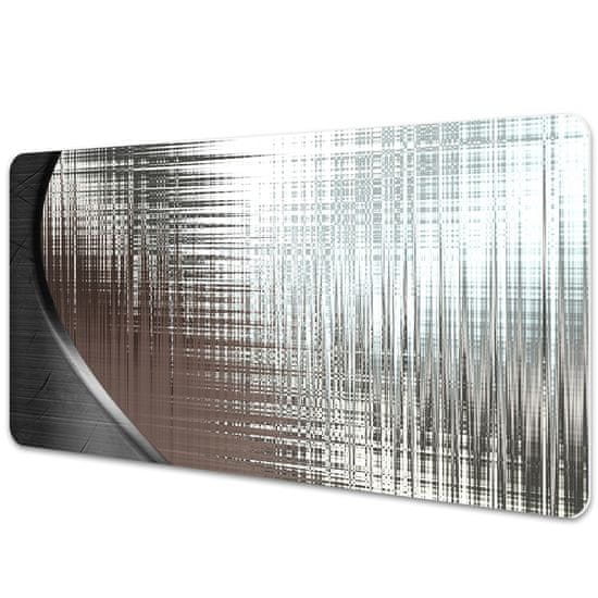 Decormat Íróasztal alátét Absztrakció. Ezüst 120x60 cm