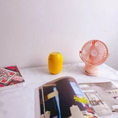 Joyroom Clip Fan asztali ventilátor, rózsaszín