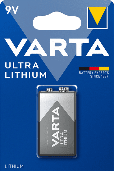Varta akkumulátorUltra Lithium 9V 6122301401