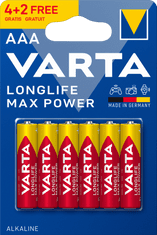 Varta Longlife Max Power elem 4+2 AAA 4703101436