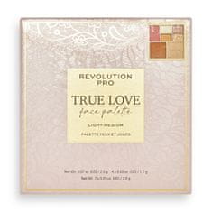 Revolution PRO Arcfesték paletta Light-Medium True Love (Eye & Cheek Palette) 12 g