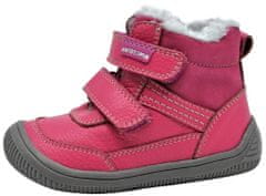Lány téli magasszárú barefoot cipő Tyrel Koral, rózsaszín, 20