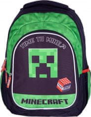 Astra Minecraft Time To Mine iskolai hátizsák (nagy)