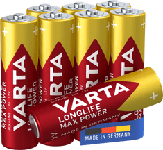 Varta Longlife Max Power elem 8 AA 4706101418