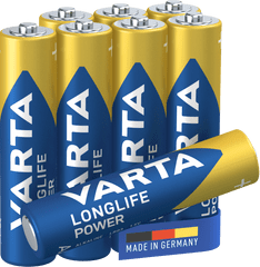 Varta Longlife Power elem 4+4 AAA 4903121448