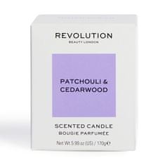 Makeup Revolution Illatgyertya Patchouli & Cedarwood (Scented Candle) 170 g