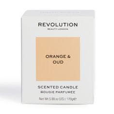 Makeup Revolution Illatgyertya Orange & Oud (Scented Candle) 170 g