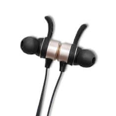 Qoltec Sport vezeték nélküli fejhallgató BT 5.0 JL | mágneses | mikrofon | fekete