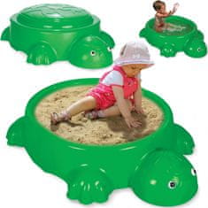 WOOPIE homokozó teknős fedezékkel 2in1 vízi medence