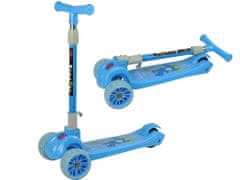 Lean-toys Tricikli világító kerekek Kék krokodil