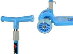 Lean-toys Tricikli világító kerekek Kék krokodil