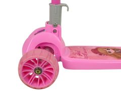 Lean-toys Háromkerekű robogó Világító kerekek rózsaszínű