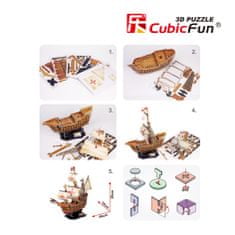 CubicFun 3D puzzle Santa Maria hajó 113 darab