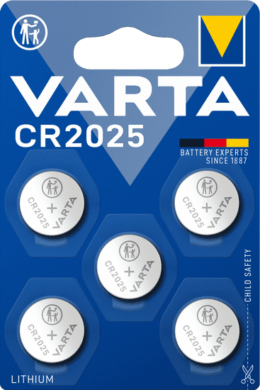Varta CR 2025 5pack 6025101415