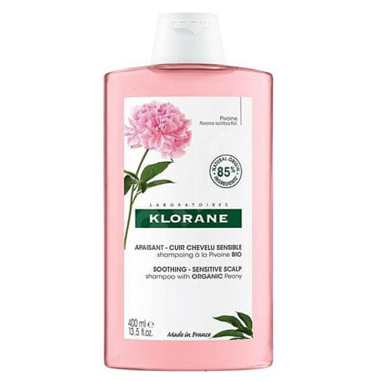 Klorane Nyugtató sampon Bio Pünkösdi rózsa (Soothing Shampoo)