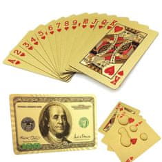 Northix Kártyák – 24K aranyozású kártyapakli, USD 