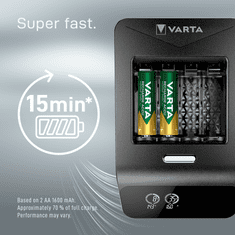 Varta LCD ULTRA FAST CHARGER+ 57685101441 töltő