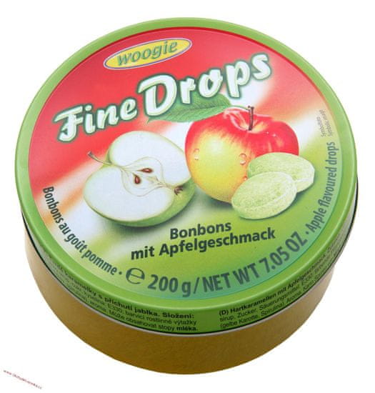 Woogie Fine Drops alma ízű 200g