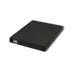 Qoltec külső DVD-RW felvevő | USB 2.0 | Fekete